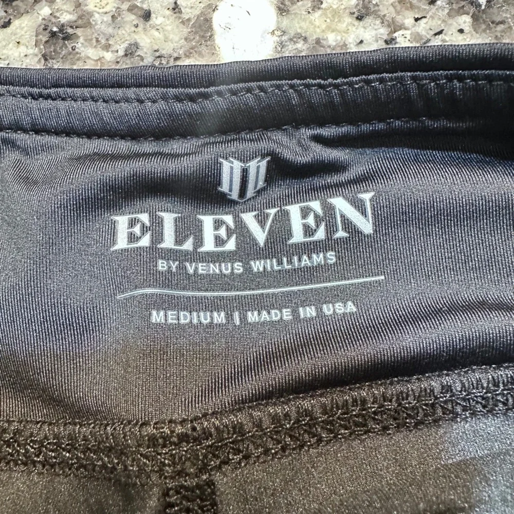 NWT ELEVEN BY VENUS WILLIAMS Black Flutter Skirt Tennis Athleisure Skort Size M - Picture 4 of 9